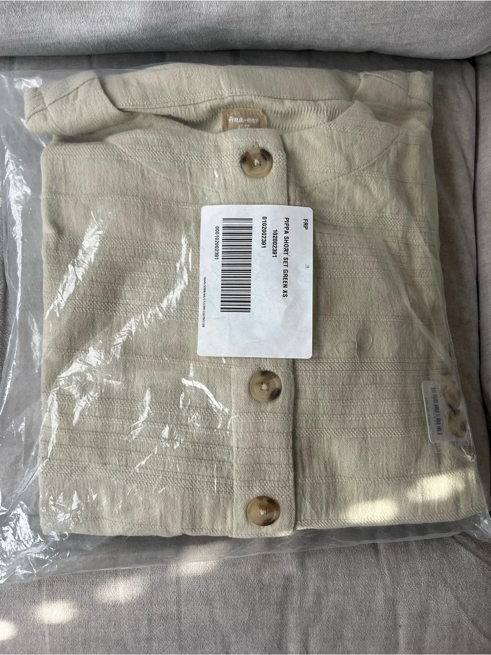 Free People Free est Pippa Short Set in Green Haze Size XS NWT